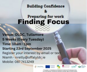This is a poster of Finding Focus Programme to help you prepare for work
