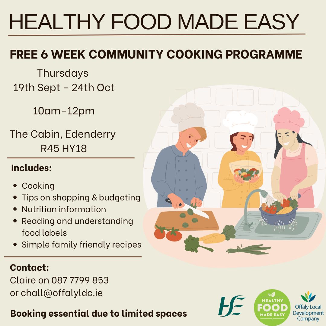 This is a poster of Healthy Food Made Easy