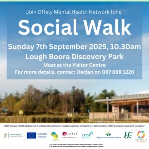 This is a poster of the Social Walk part of Mental Health