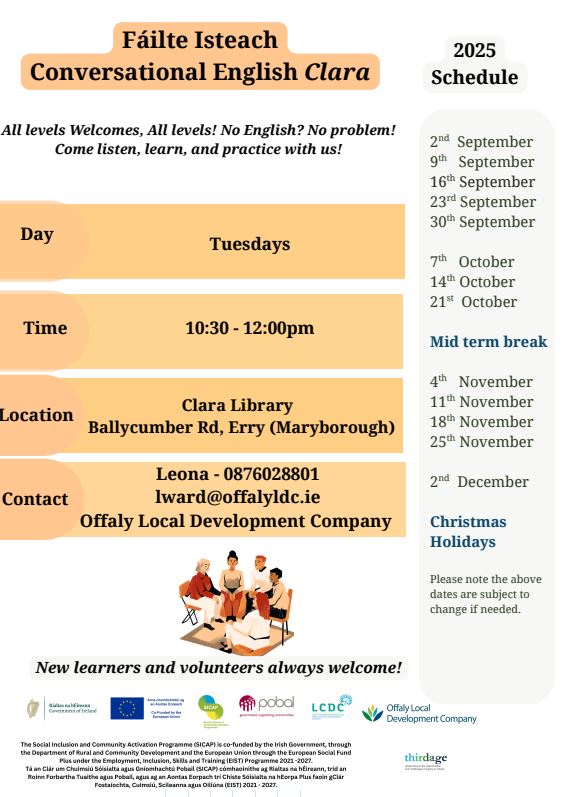 Failte Isteach English Clara