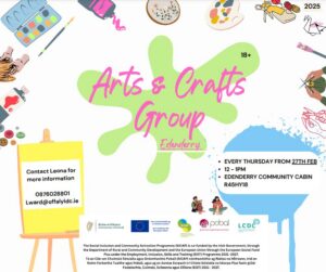 This is a poster of the Arts & Crafts in Edenderry