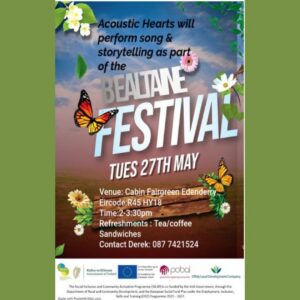 This is a poster of the Bealtaine Festival