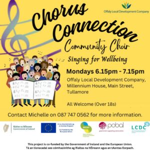 This is a poster of the Chorus Connection (Community Choir)