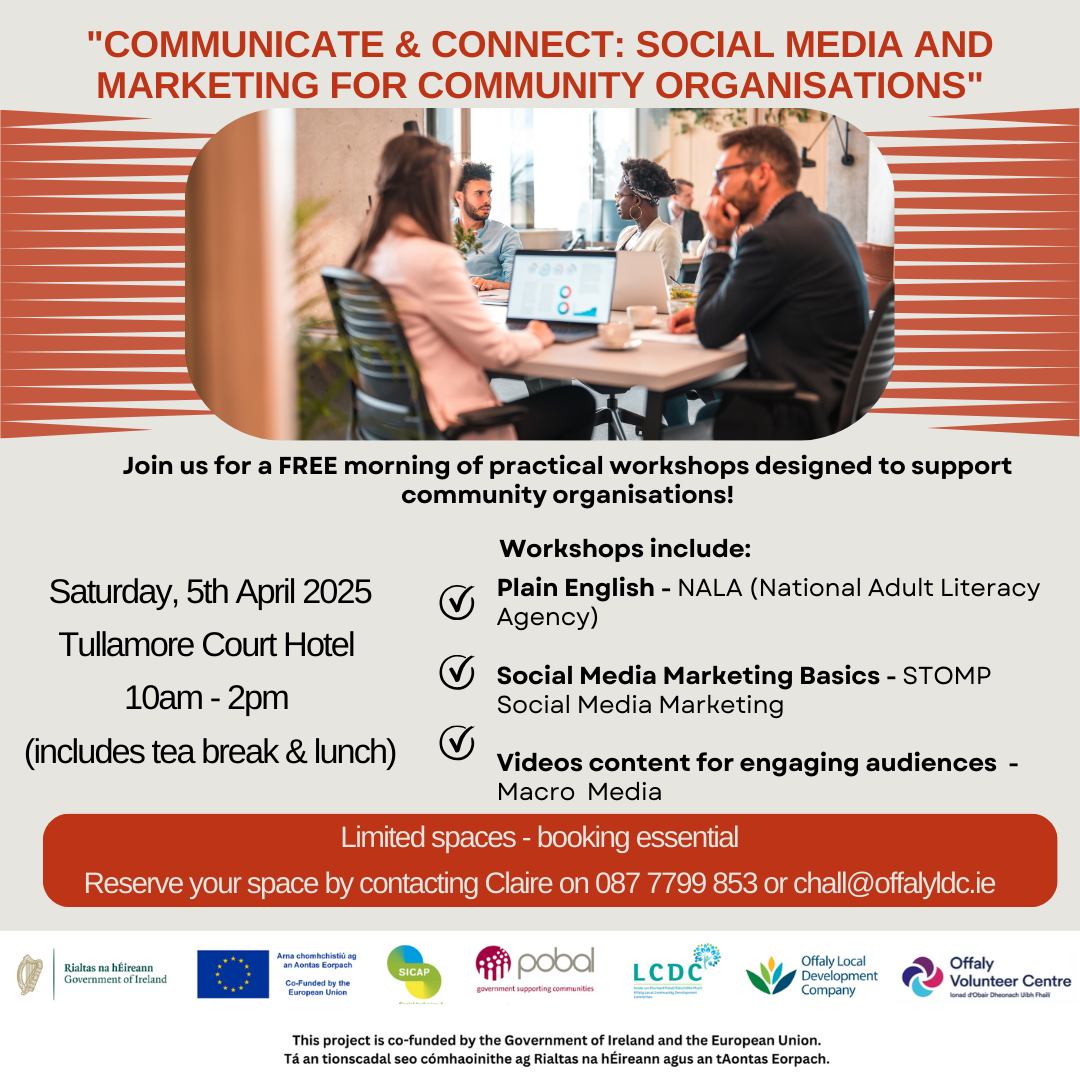 This is a poster of the Community & Connect