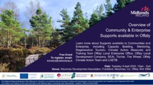 This is a poster of the Community & Enterprise Supports