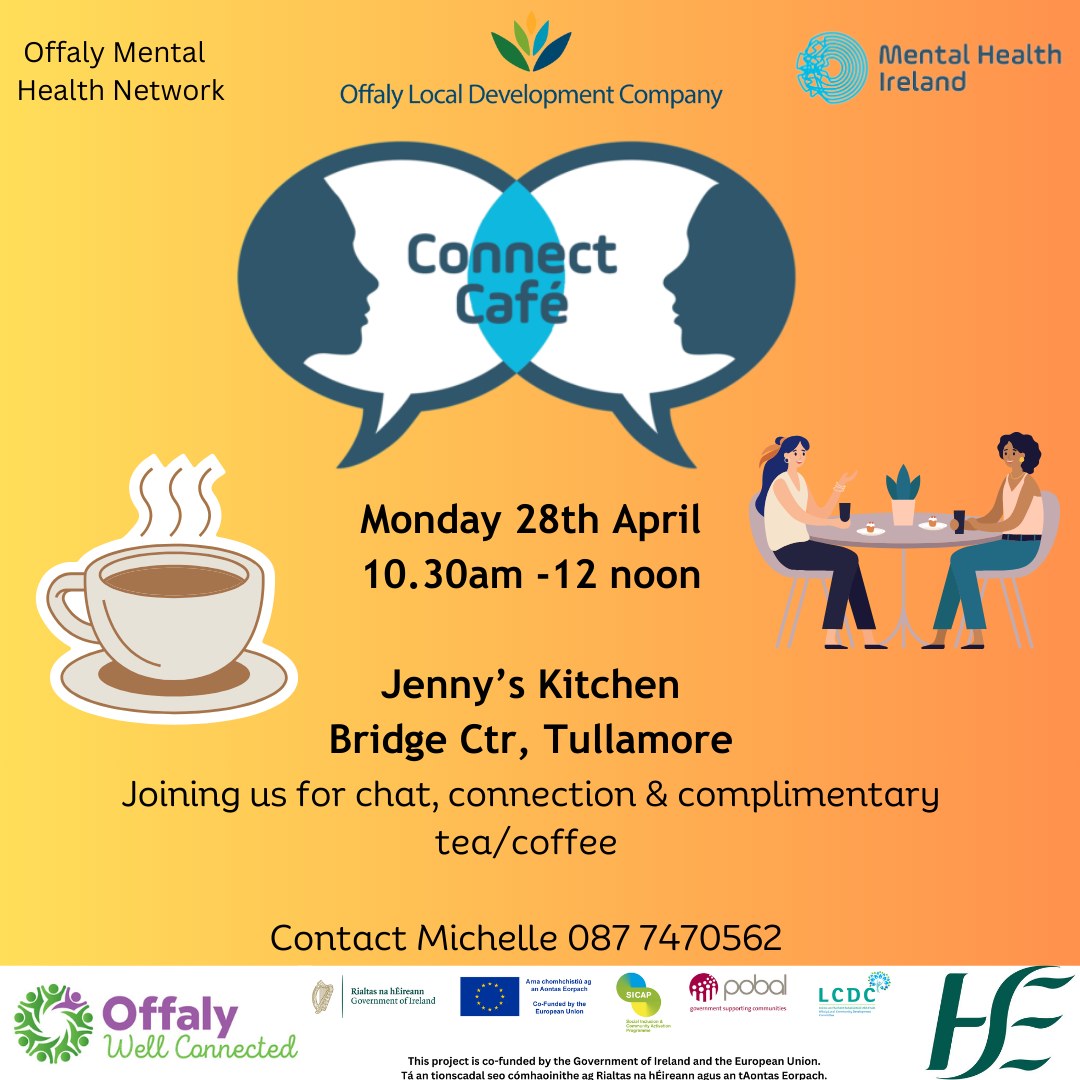 This is a poster of the Connect Café