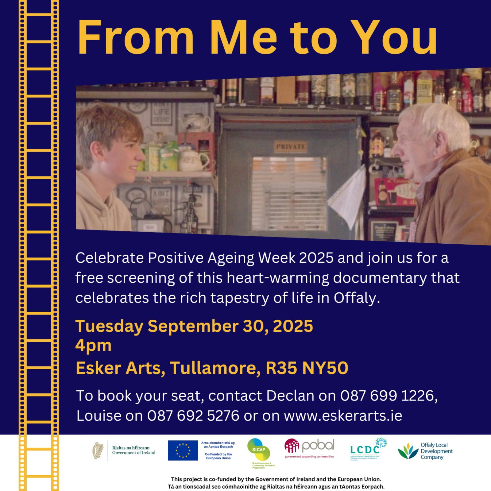 This is a poster of the Documentary of From Me To You