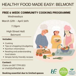 This is a poster of the Healthy Food Made Easy