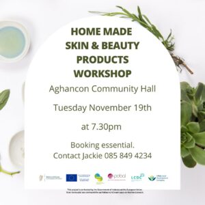 This is a poster of the Home Made Skin & Beauty Products