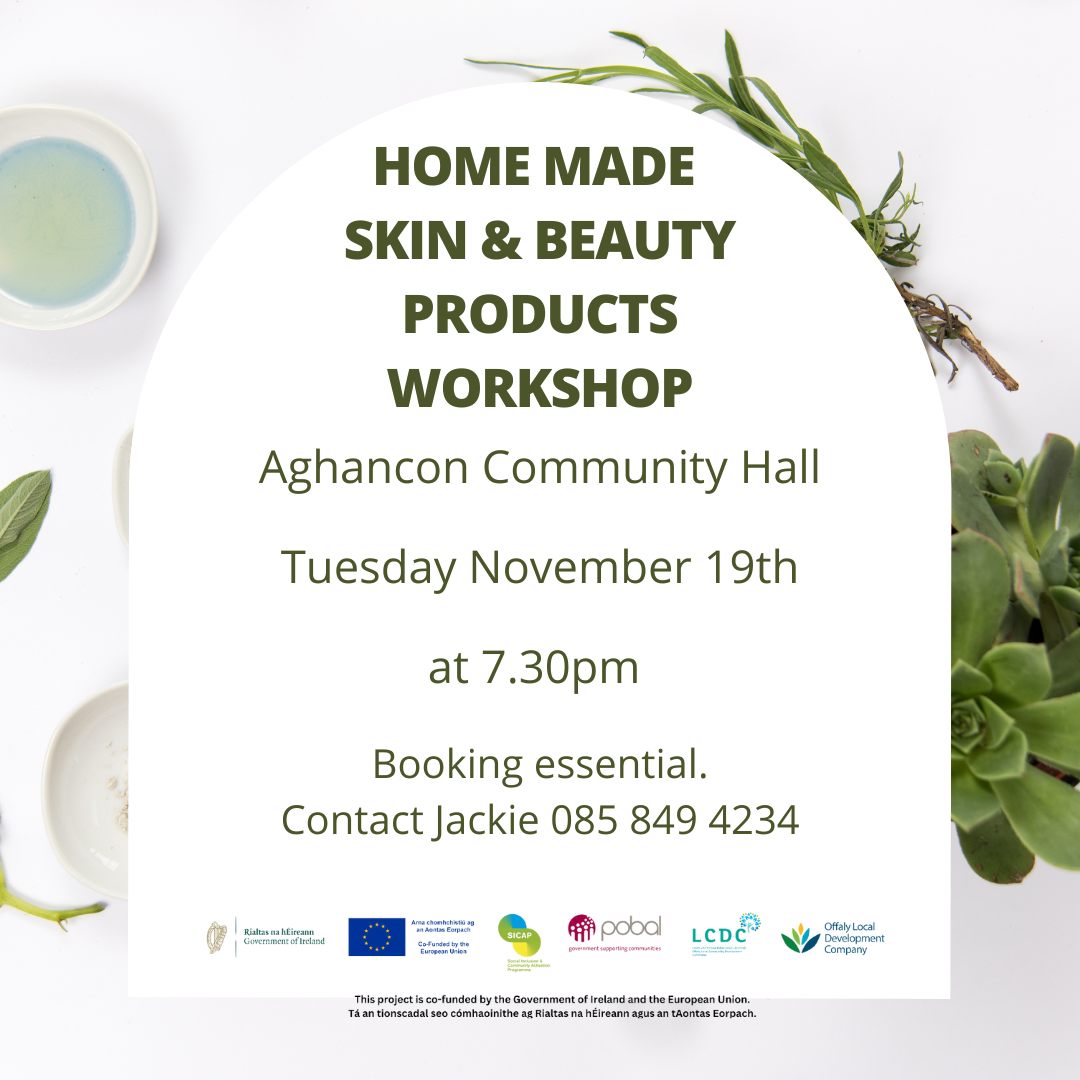 This is a poster of the Home Made Skin & Beauty Products