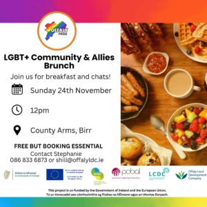 This is the poster of the LGBT - Community & Allies Brunch