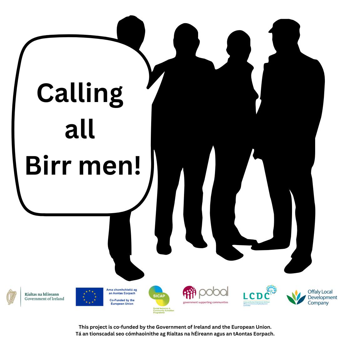 This is a poster of the Men's Group happening in Birr