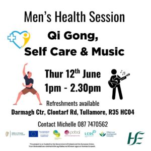 This is a poster of the Men's Health Session