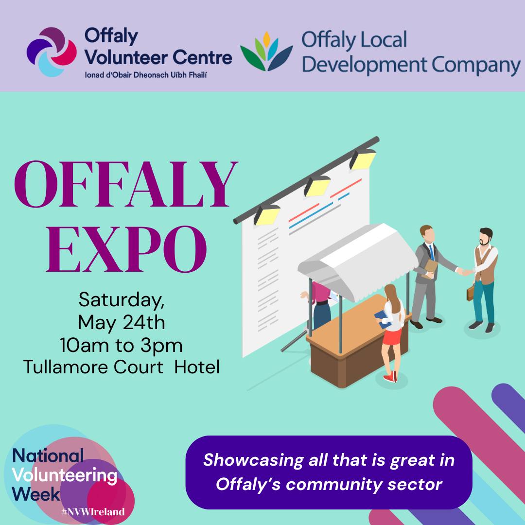 This is a poster of the Offaly Expo Event