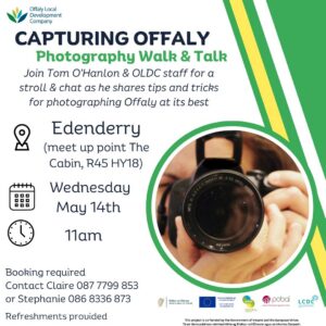 This is a poster of Capturing Offaly - Photography Walk & Talk