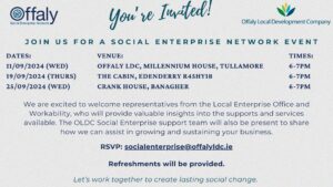 This is a poster of the Social Enterprise Network Event
