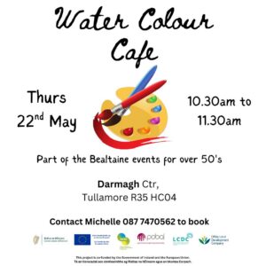 This is a poster of the Water Colour Café