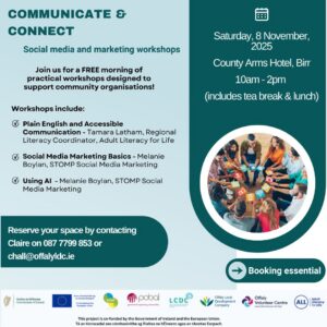 This is a poster of the Social Media & Marketing Workshop