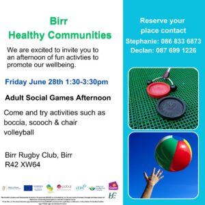 This is a poster of the Birr Healthy Communities
