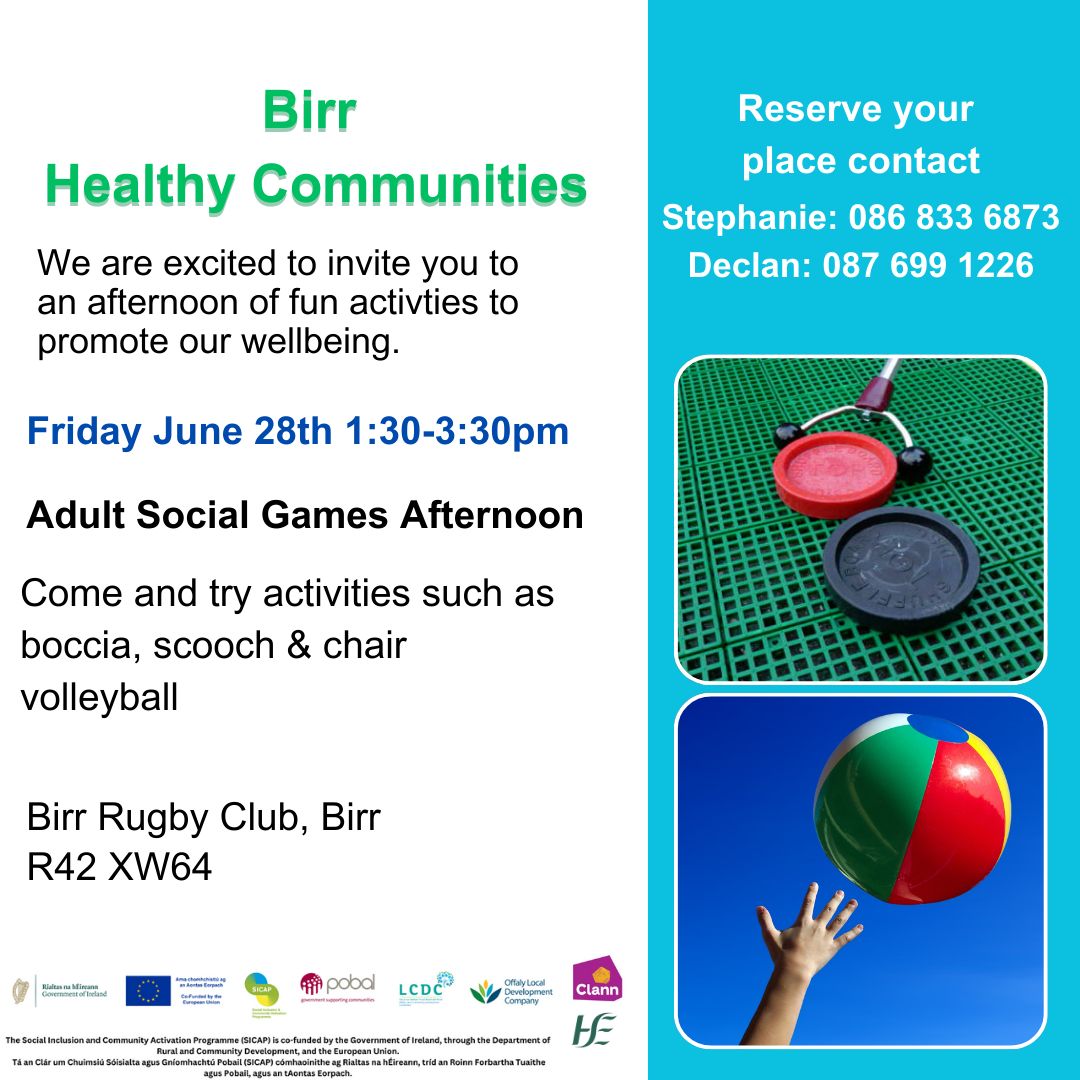 This is a poster of the Birr Healthy Communities