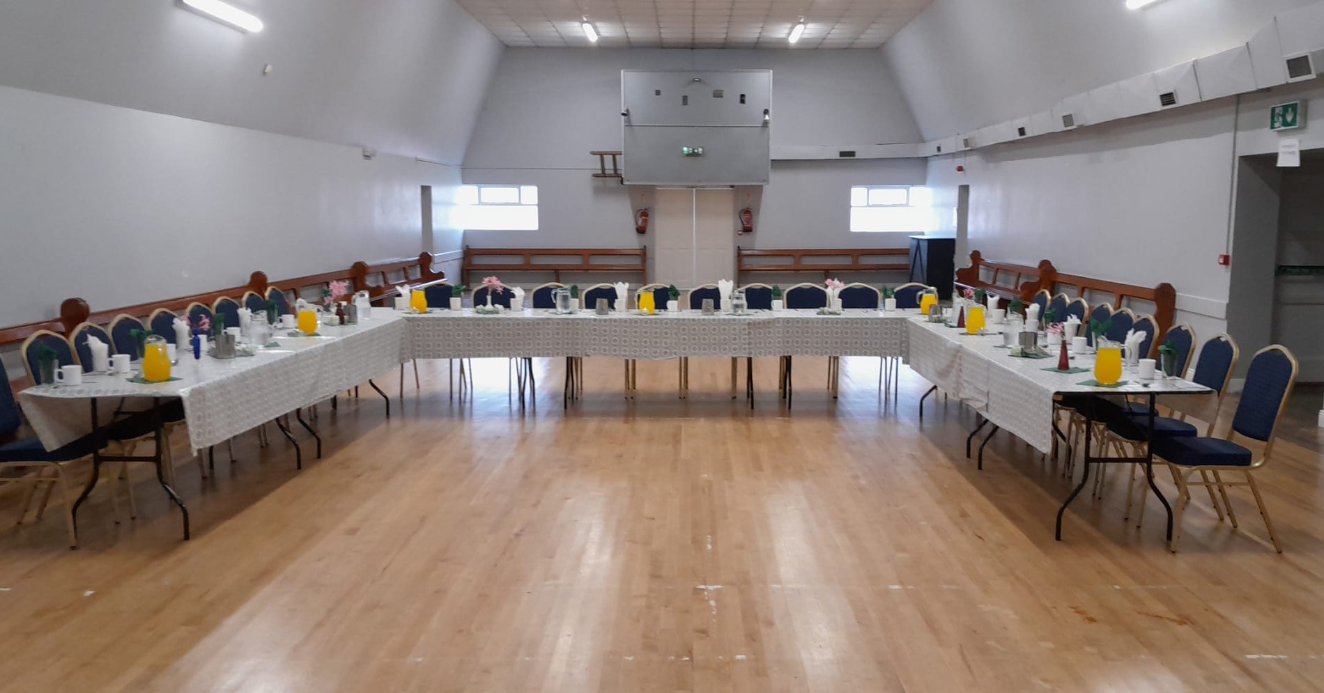 This is a picture of the Offaly Healthy Homes that is happening in Cloghan Parish Hall