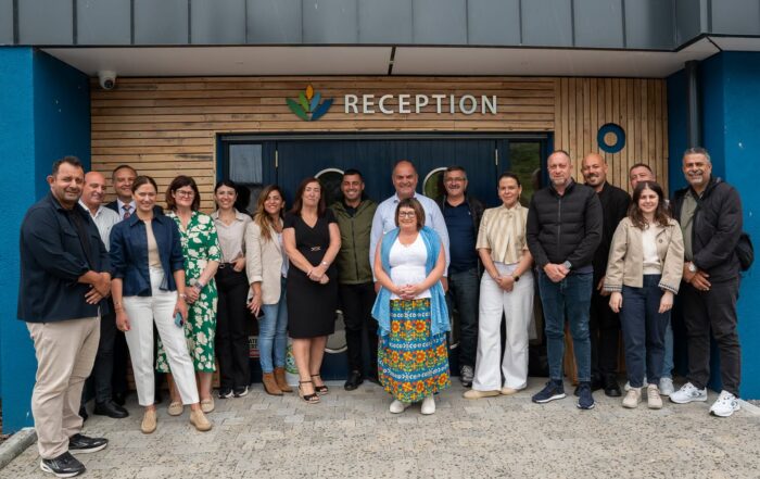 This is a picture of a group from North Cyprus that came to see Offaly Local Development |Company pictured with some staff of OLDC