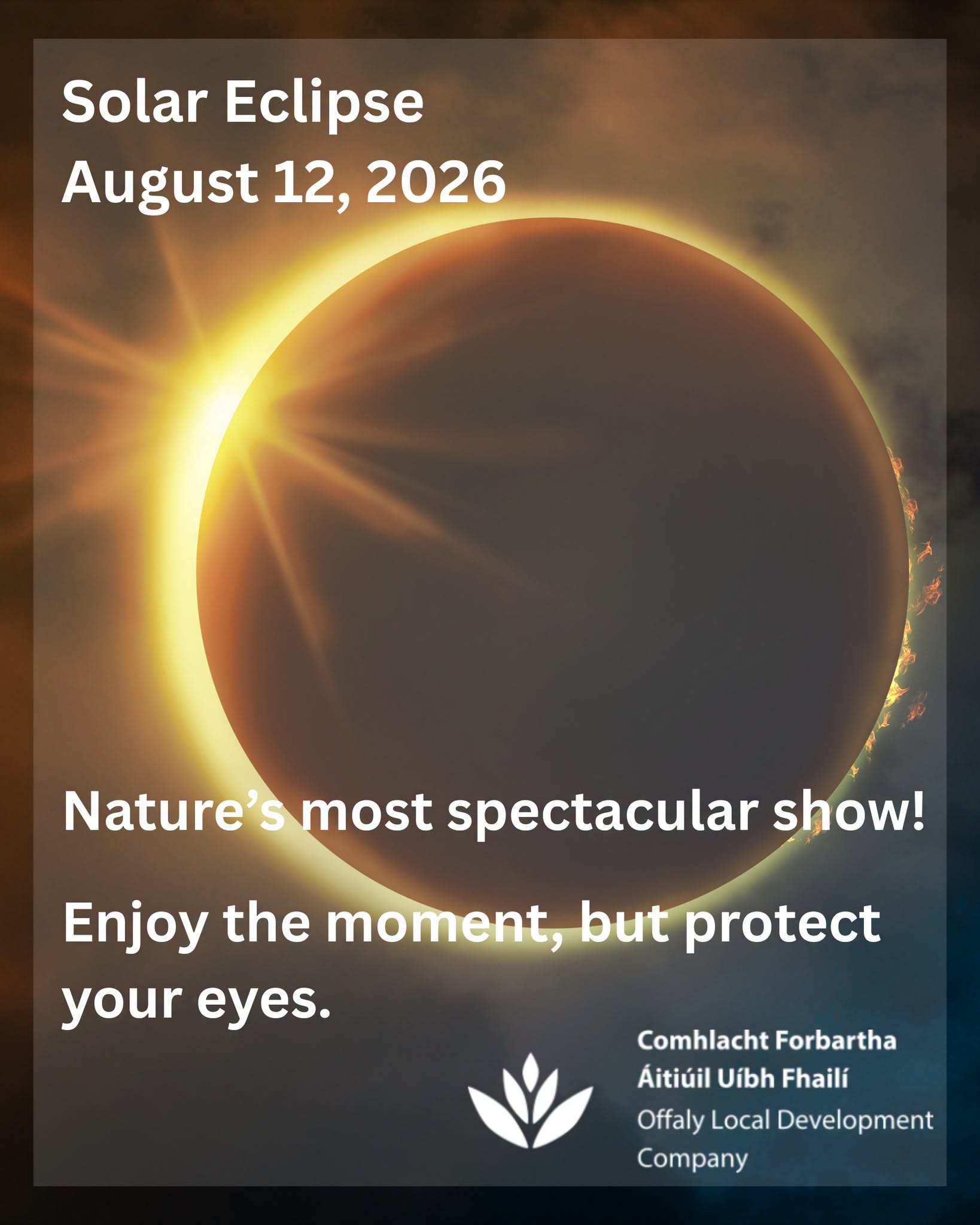 This is a poster of the Solar Eclispe
