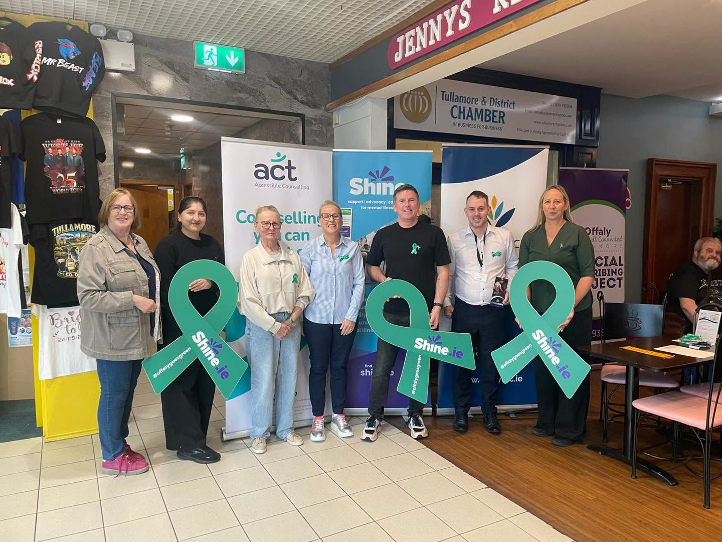 This is a photo of some people that attended the Connect Cafe in Tullamore with one of our colleagues Michelle