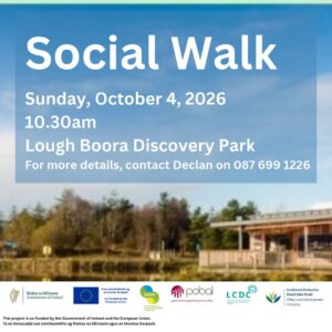 Social Walk happening in Lough Boora Discovery Park