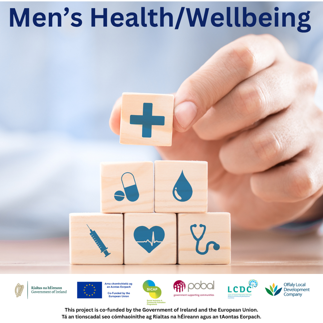 This is a poster of the Men's Health & Wellness Session that is happening in Tullamore on the 29th of October 2026