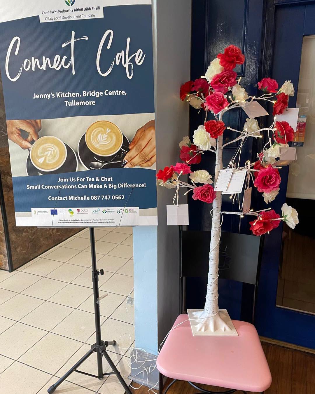 This is a poster of Connect Cafe ~ Part of World Mental Health Day