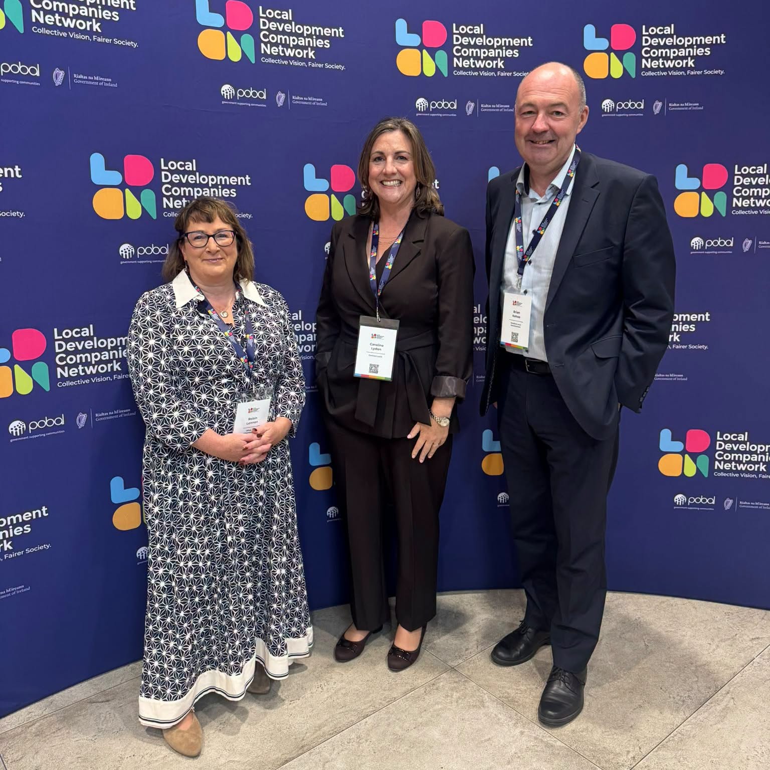 Our CEO Manager, Roisin Lennon attending an event in Cork